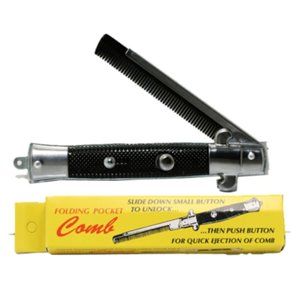 Folding Switchblade Comb - Novelty Toy